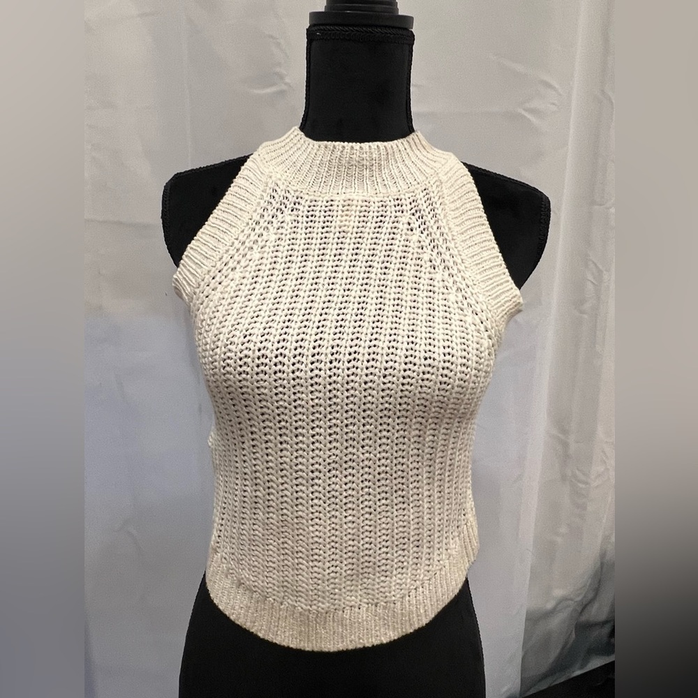 Wishlist White Sweater Crop Top